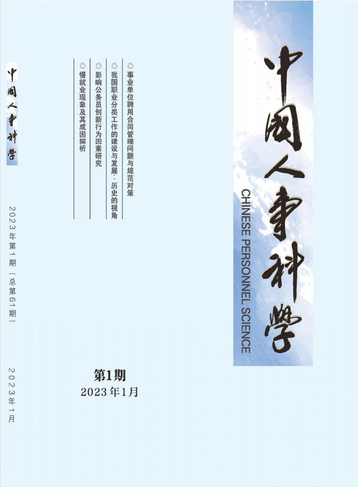 中国人事科学杂志封面