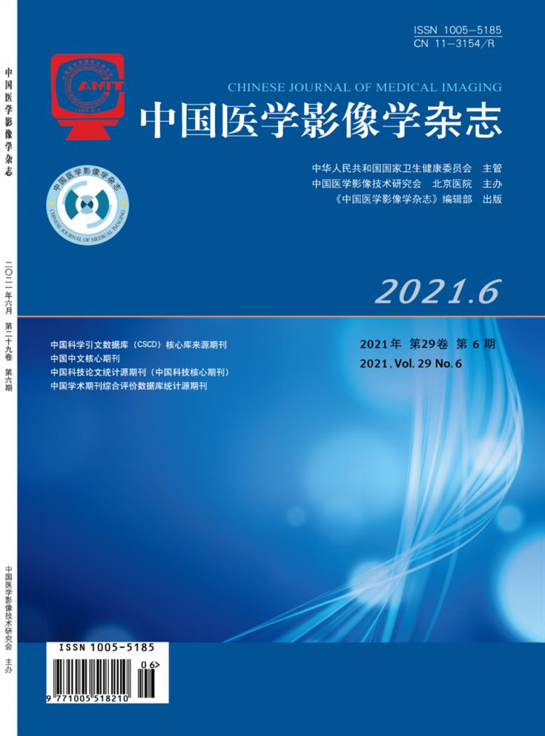 中国医学影像学杂志封面
