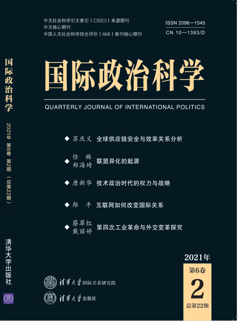 国际政治科学杂志封面