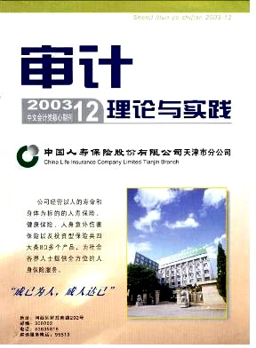 审计理论与实践杂志封面