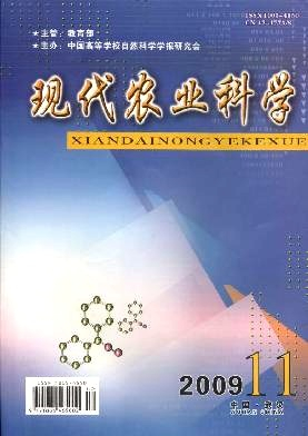 现代农业科学杂志封面