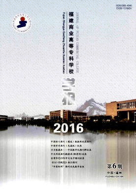 福建商业高等专科学校学报杂志封面