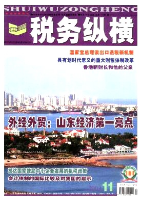 税务纵横杂志封面