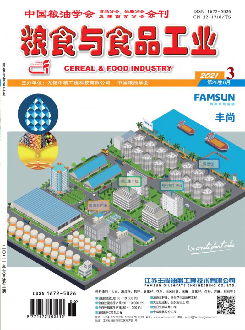 粮食与食品工业杂志封面
