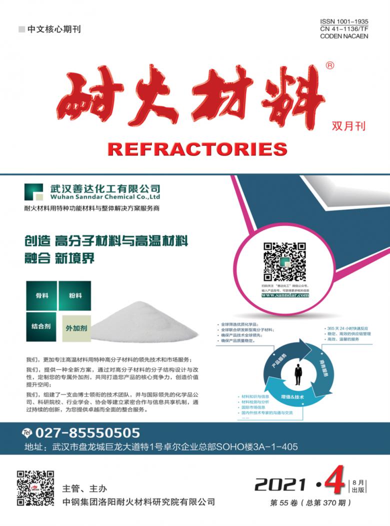 耐火材料杂志封面