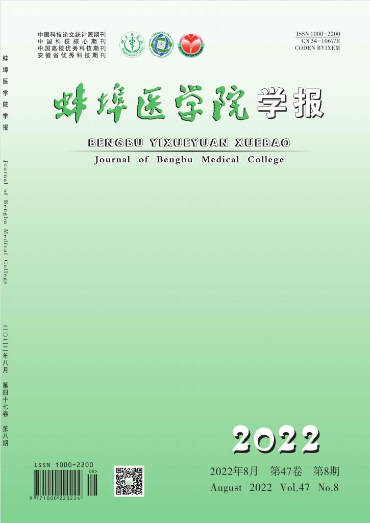蚌埠医学院学报杂志封面