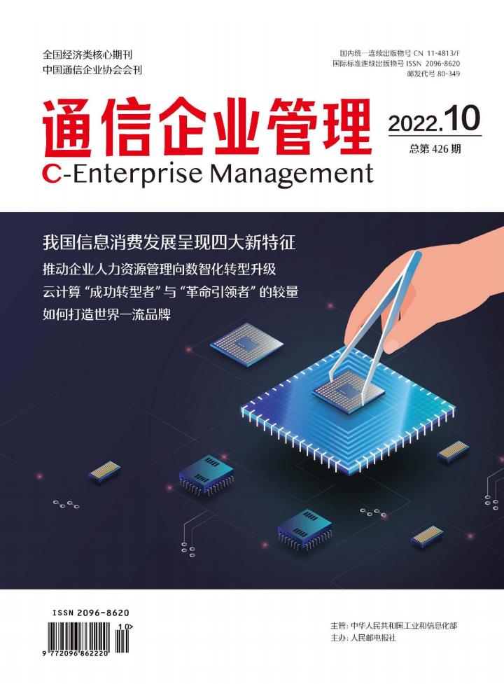 通信企业管理杂志封面