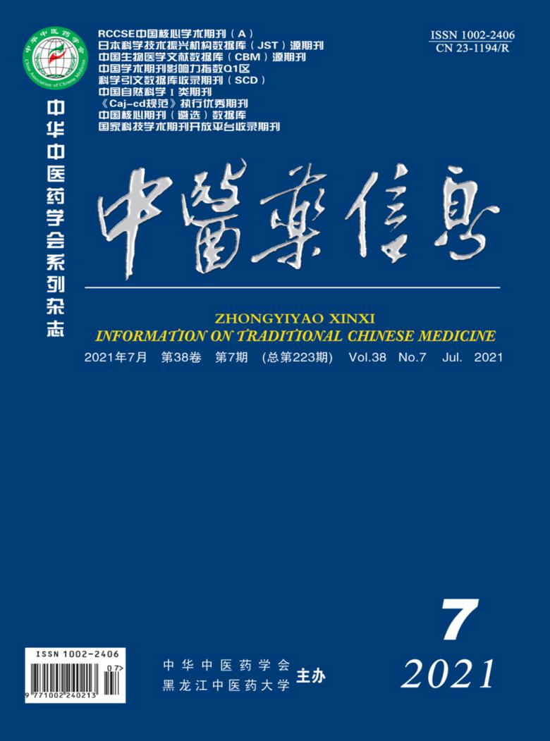 中医药信息杂志封面