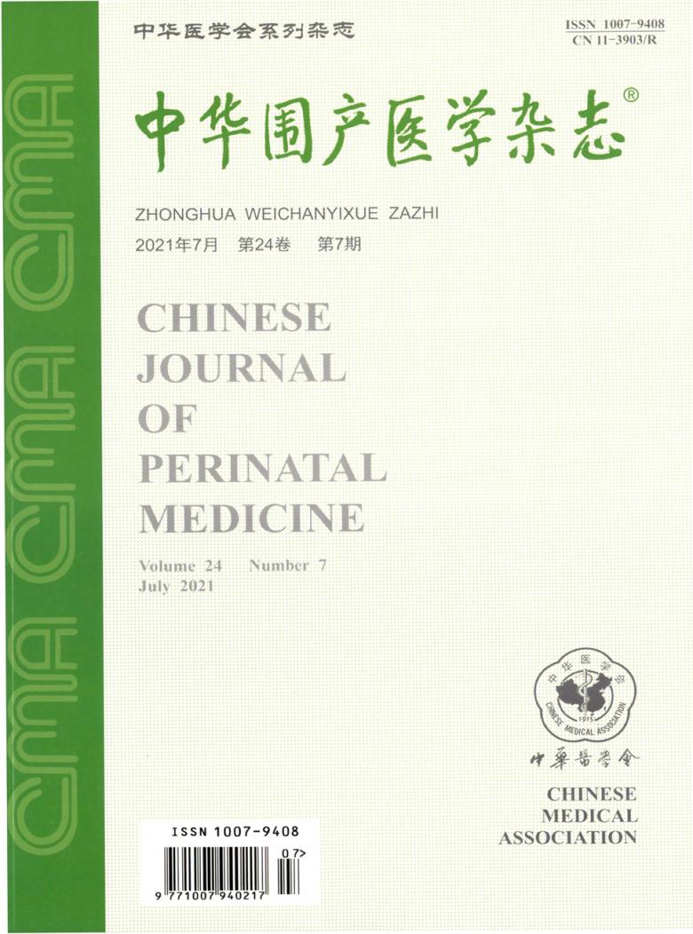 中华围产医学杂志封面