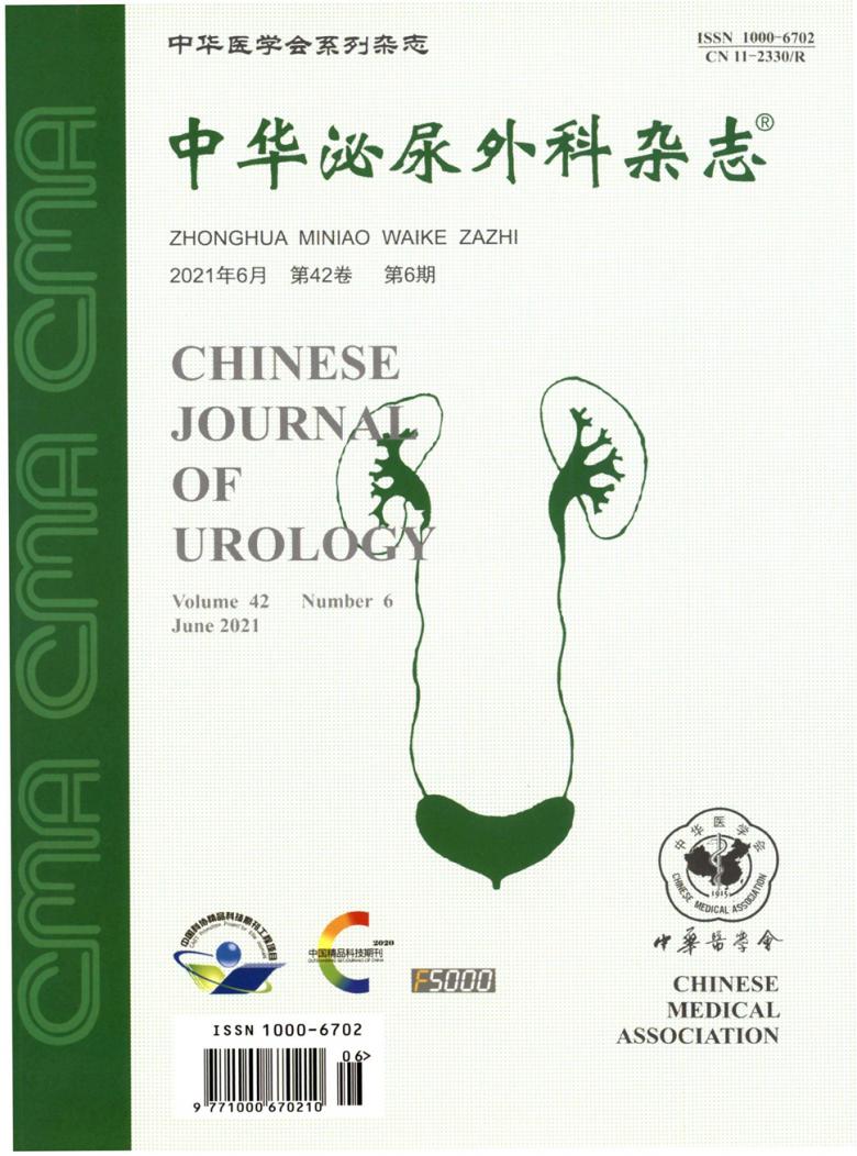 中华泌尿外科杂志封面