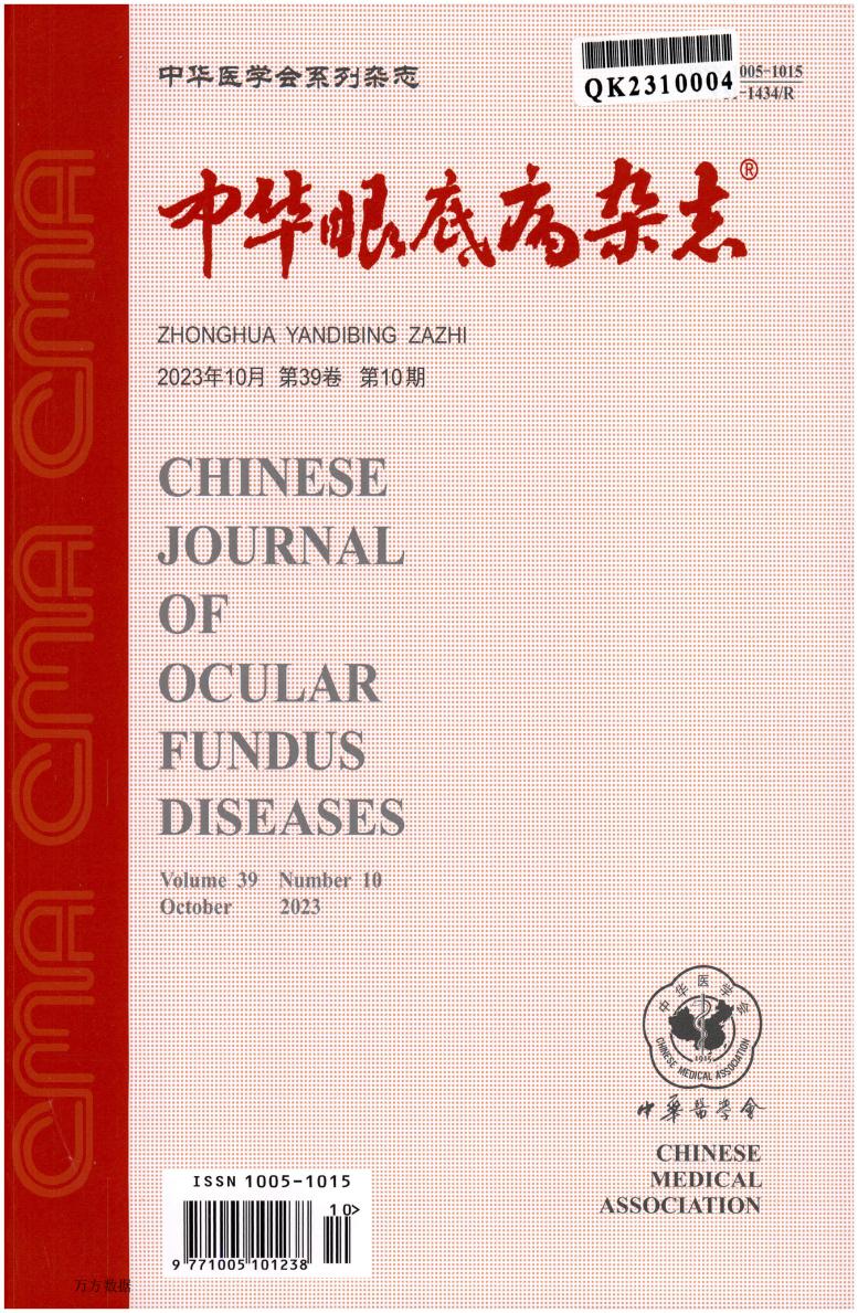中华眼底病杂志封面