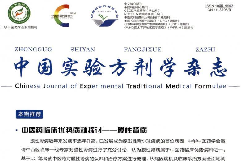 中国实验方剂学