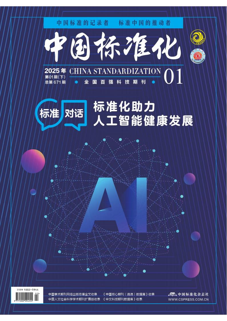 中国标准化杂志封面