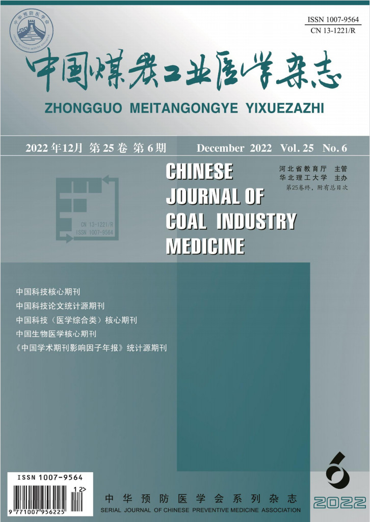 中国煤炭工业医学杂志封面