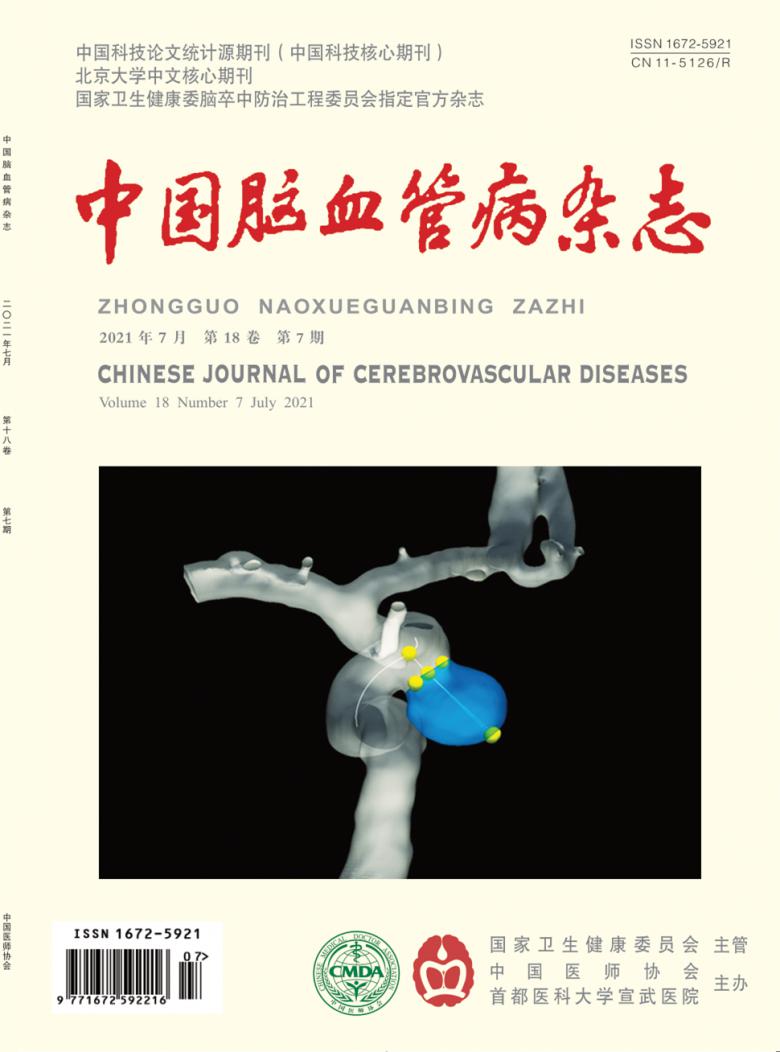 中国脑血管病杂志封面