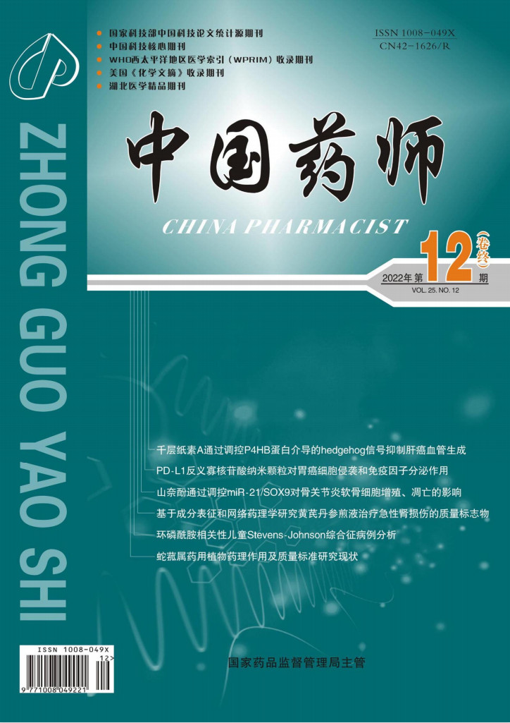 中国药师杂志封面