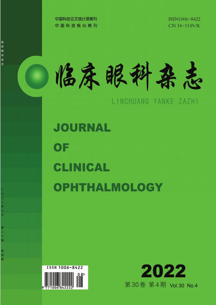 临床眼科杂志封面