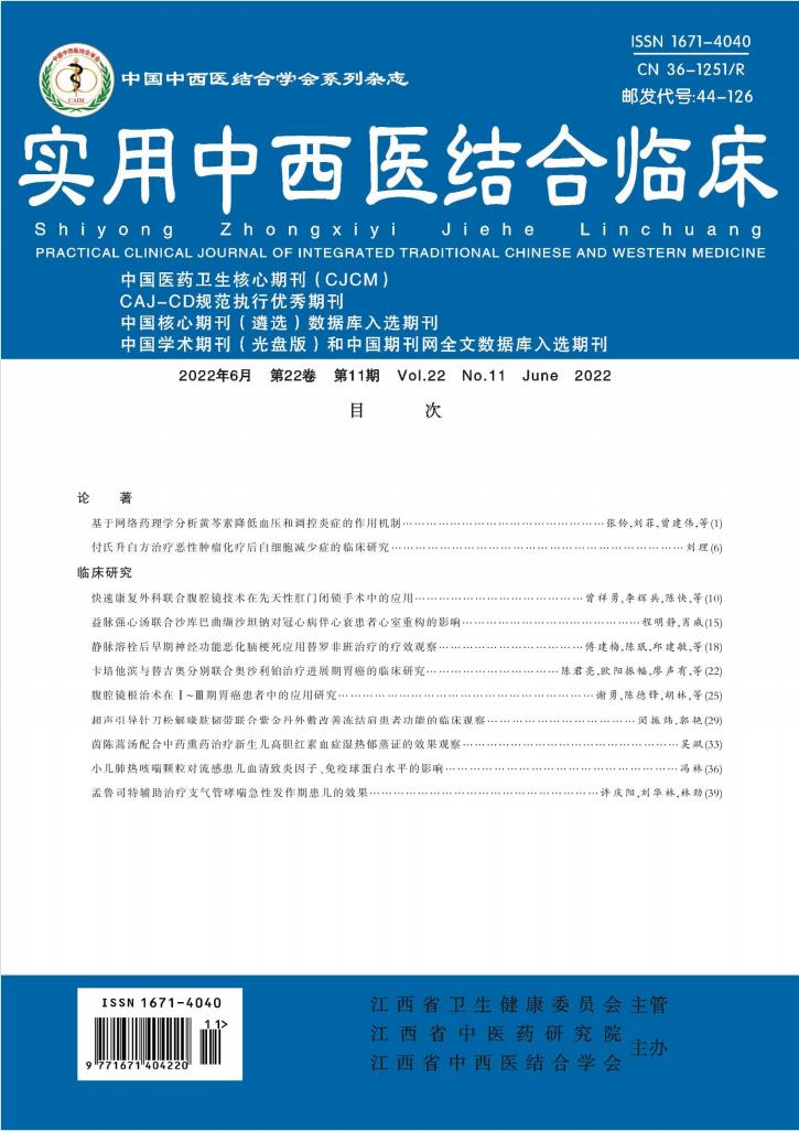 实用中西医结合临床杂志封面