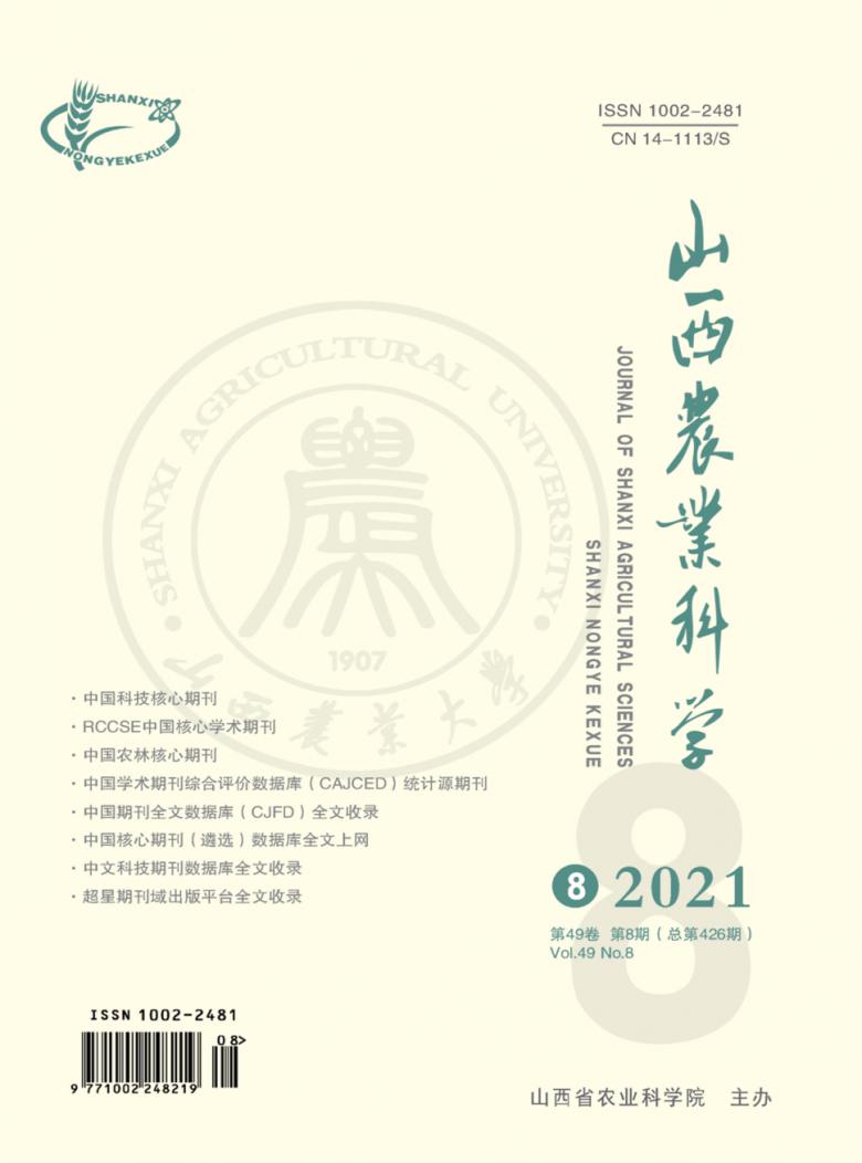 山西农业科学封面