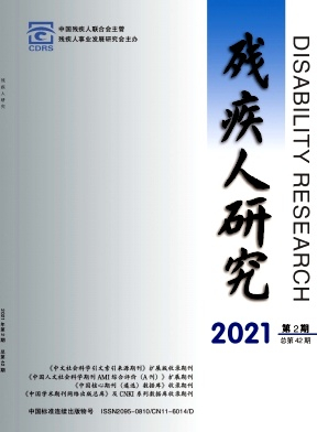 残疾人研究杂志封面