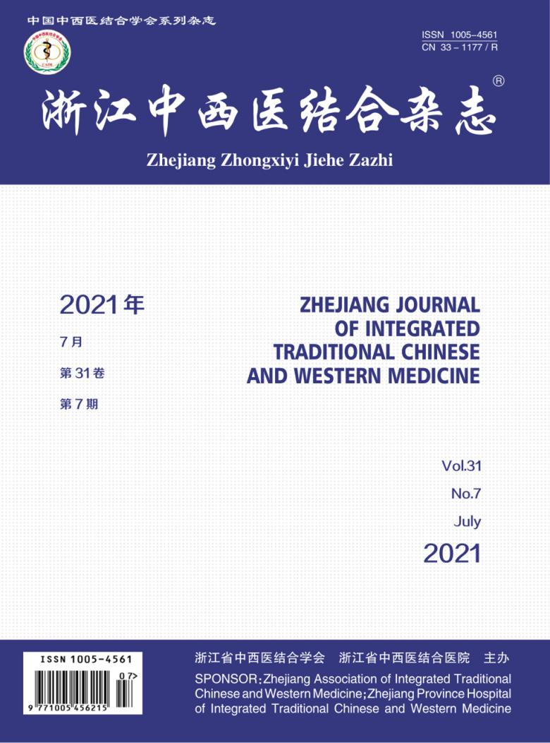 浙江中西医结合杂志封面