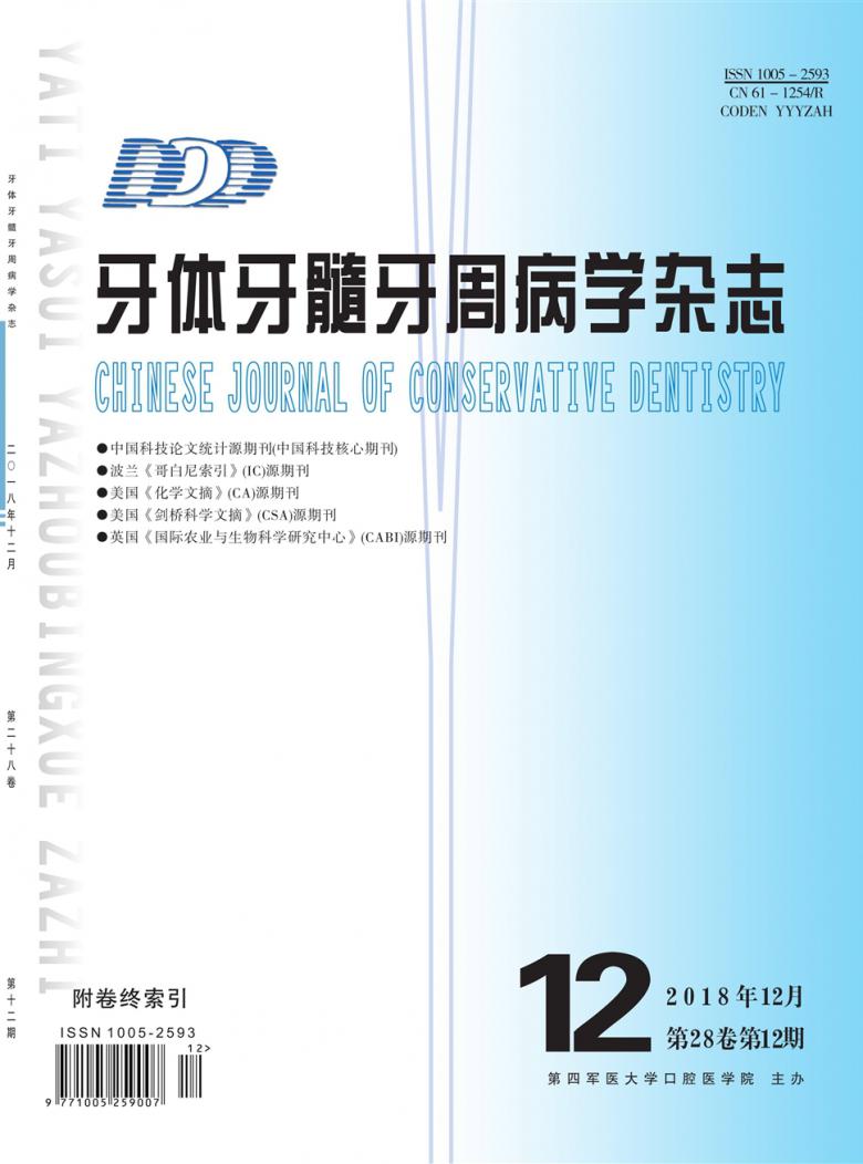 牙体牙髓牙周病学杂志封面