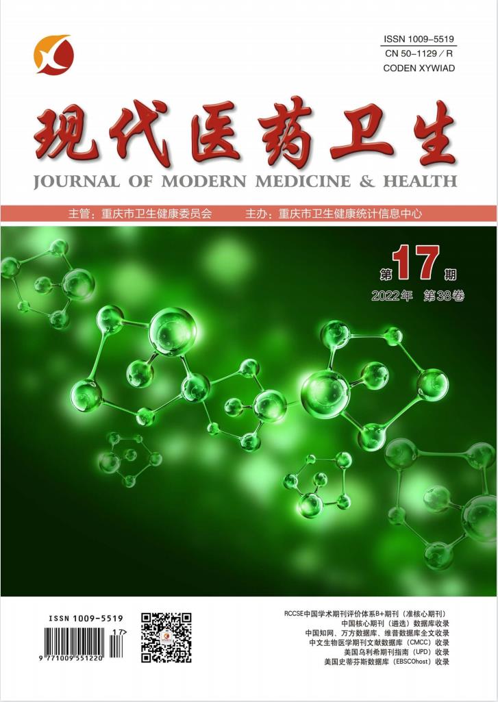 现代医药卫生杂志封面
