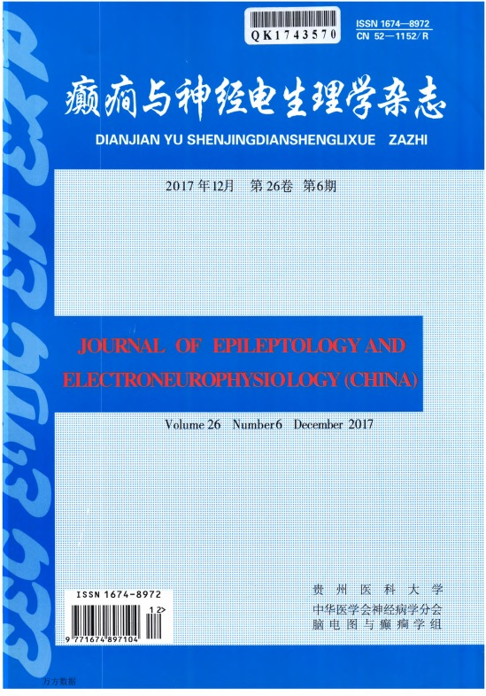 癫癎与神经电生理学杂志封面