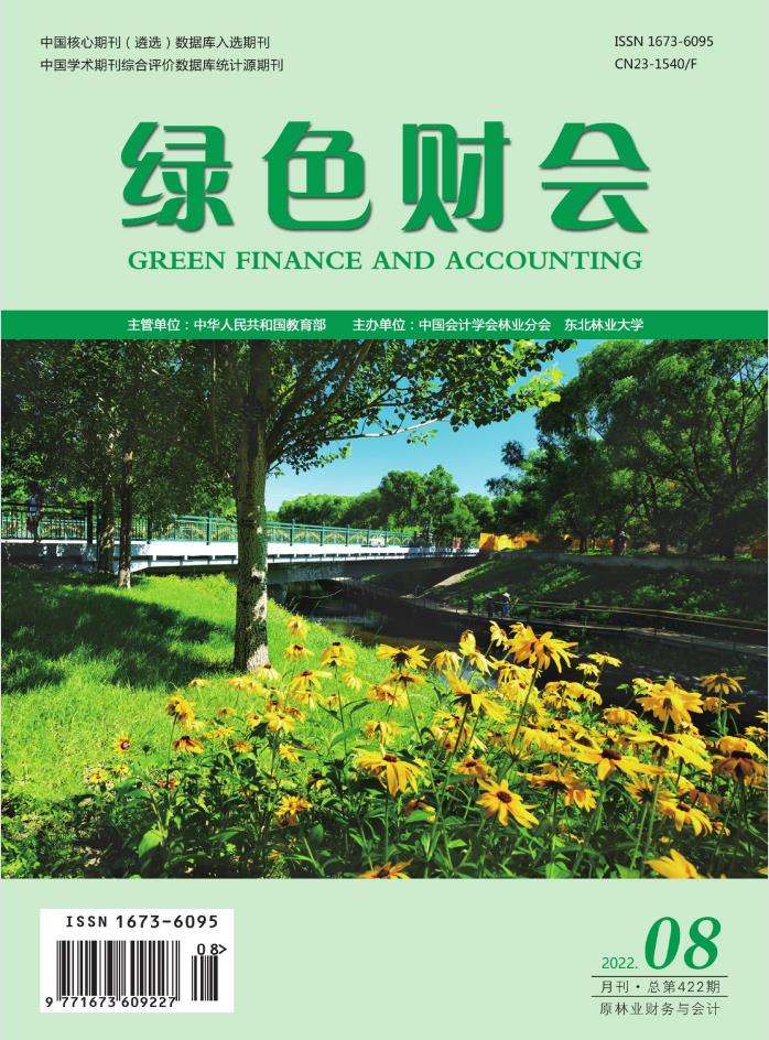 绿色财会杂志封面