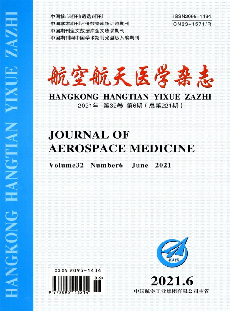 航空航天医学杂志封面