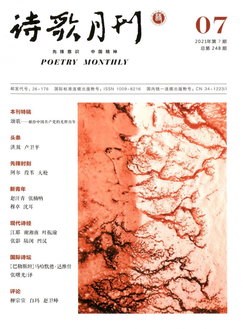诗歌月刊杂志封面