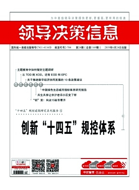 领导决策信息杂志封面